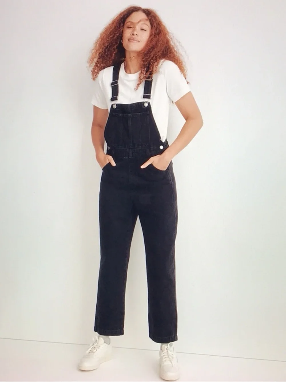 MADEWELL Black denim overalls